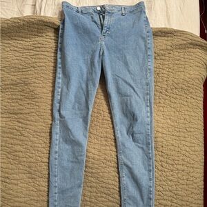 TOPSHOP Joni Skinny Jeans - Stretch & Light Wash